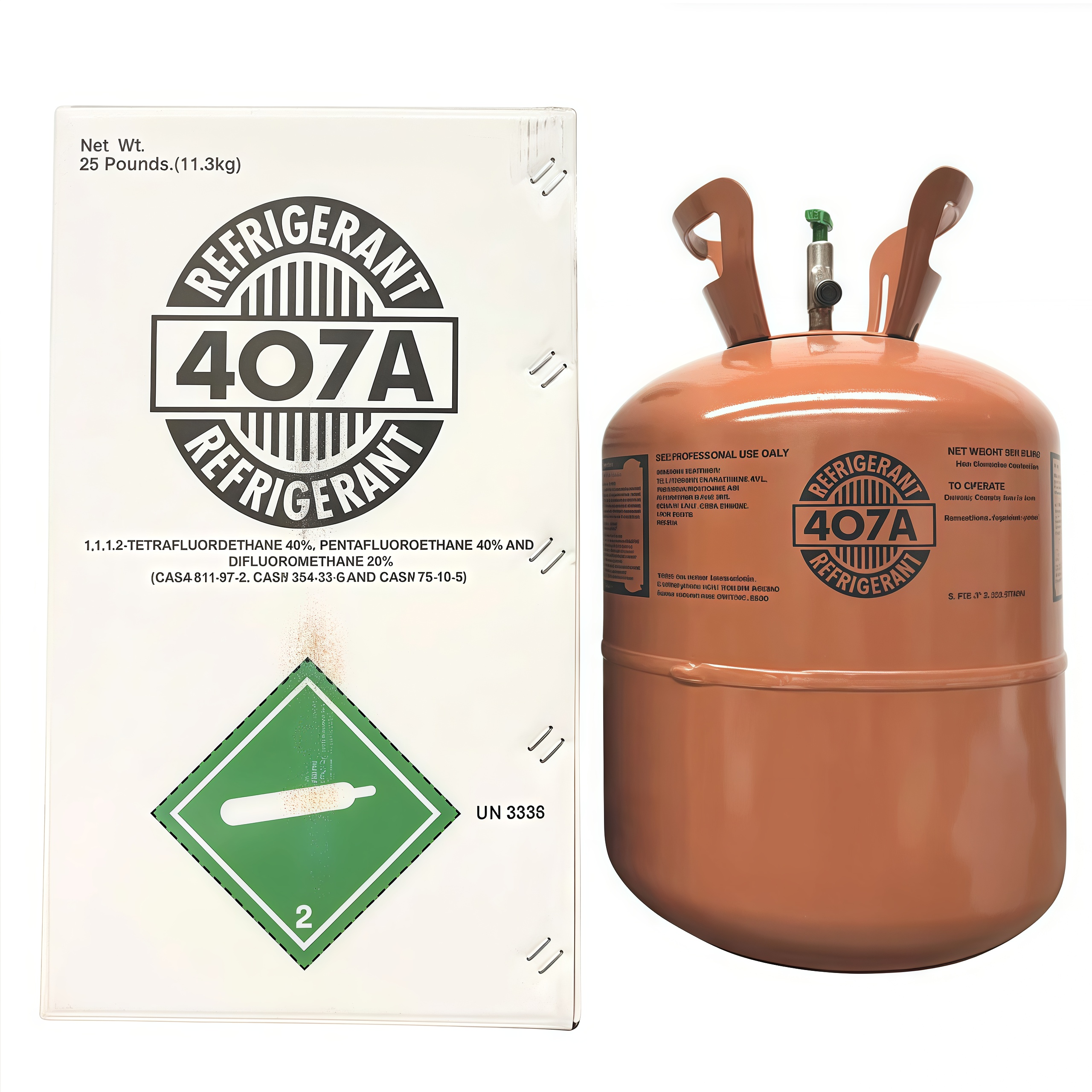 R407A Refrigerant 25lb, US local warehouse, UPS/FedEx Free Shipping